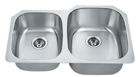 Double Kitchen Sink for Granite Countertop by Twin City Discount Granite