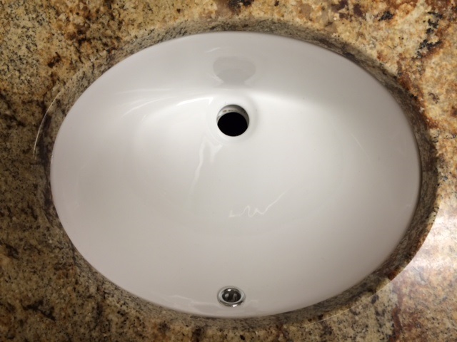 12' x 14' porcelain under mount sink in white or bisque