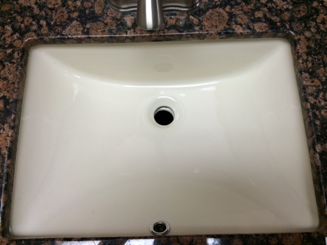 12" x 17" porcelain sink in white or bisque