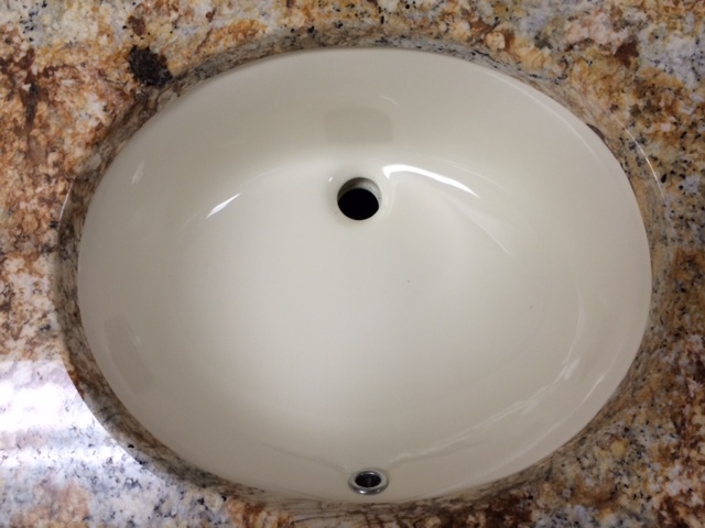 14" x 17" porcelain bowl sink in white or bisque 